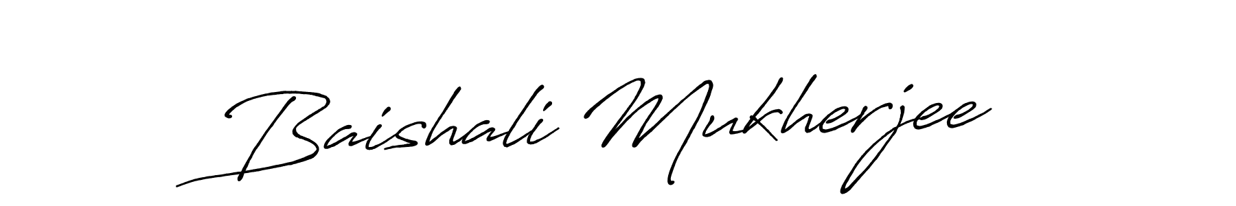 The best way (Antro_Vectra_Bolder) to make a short signature is to pick only two or three words in your name. The name Baishali Mukherjee include a total of six letters. For converting this name. Baishali Mukherjee signature style 7 images and pictures png