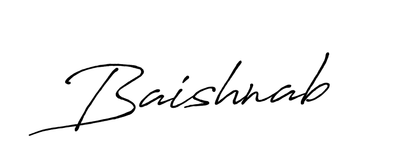 Create a beautiful signature design for name Baishnab. With this signature (Antro_Vectra_Bolder) fonts, you can make a handwritten signature for free. Baishnab signature style 7 images and pictures png