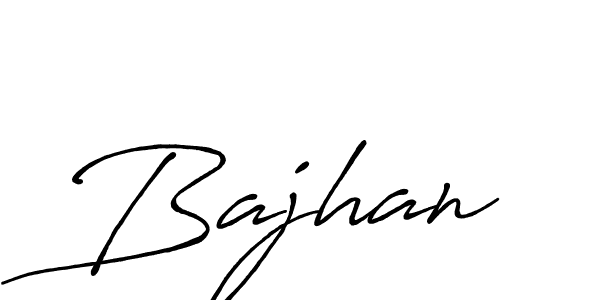 Also we have Bajhan name is the best signature style. Create professional handwritten signature collection using Antro_Vectra_Bolder autograph style. Bajhan signature style 7 images and pictures png