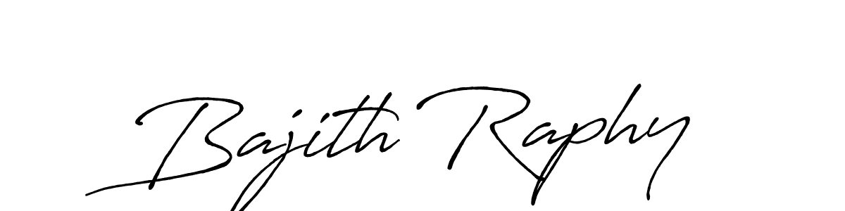 Similarly Antro_Vectra_Bolder is the best handwritten signature design. Signature creator online .You can use it as an online autograph creator for name Bajith Raphy. Bajith Raphy signature style 7 images and pictures png