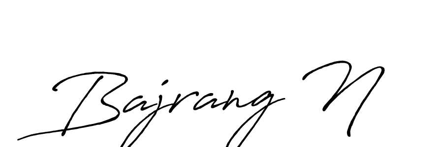 This is the best signature style for the Bajrang N name. Also you like these signature font (Antro_Vectra_Bolder). Mix name signature. Bajrang N signature style 7 images and pictures png