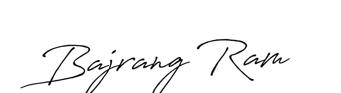 Bajrang Ram stylish signature style. Best Handwritten Sign (Antro_Vectra_Bolder) for my name. Handwritten Signature Collection Ideas for my name Bajrang Ram. Bajrang Ram signature style 7 images and pictures png