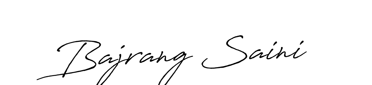 Make a beautiful signature design for name Bajrang Saini. Use this online signature maker to create a handwritten signature for free. Bajrang Saini signature style 7 images and pictures png