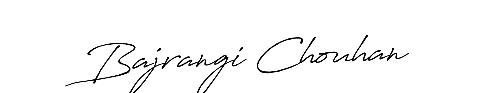 Also we have Bajrangi Chouhan name is the best signature style. Create professional handwritten signature collection using Antro_Vectra_Bolder autograph style. Bajrangi Chouhan signature style 7 images and pictures png