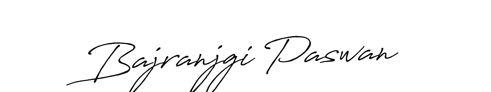 How to make Bajranjgi Paswan signature? Antro_Vectra_Bolder is a professional autograph style. Create handwritten signature for Bajranjgi Paswan name. Bajranjgi Paswan signature style 7 images and pictures png