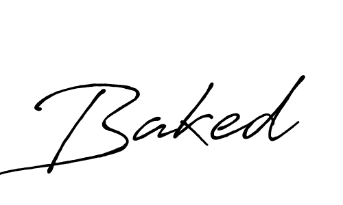 if you are searching for the best signature style for your name Baked. so please give up your signature search. here we have designed multiple signature styles  using Antro_Vectra_Bolder. Baked signature style 7 images and pictures png