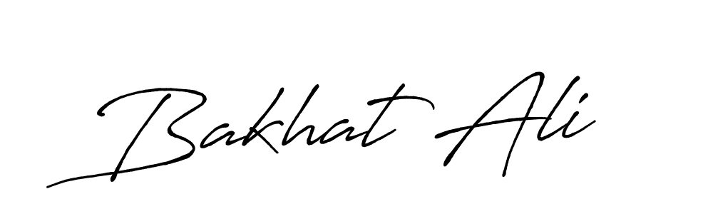 Design your own signature with our free online signature maker. With this signature software, you can create a handwritten (Antro_Vectra_Bolder) signature for name Bakhat Ali. Bakhat Ali signature style 7 images and pictures png