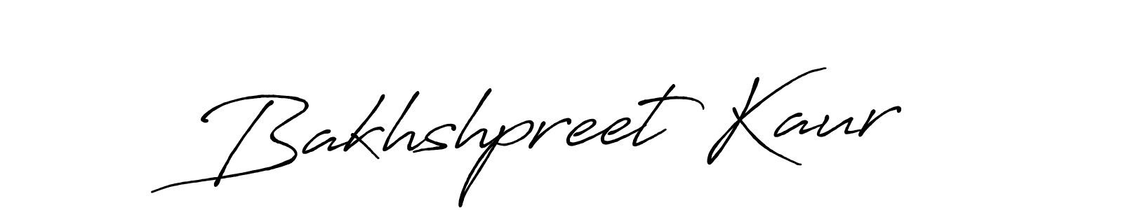Bakhshpreet Kaur stylish signature style. Best Handwritten Sign (Antro_Vectra_Bolder) for my name. Handwritten Signature Collection Ideas for my name Bakhshpreet Kaur. Bakhshpreet Kaur signature style 7 images and pictures png