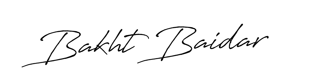 Antro_Vectra_Bolder is a professional signature style that is perfect for those who want to add a touch of class to their signature. It is also a great choice for those who want to make their signature more unique. Get Bakht Baidar name to fancy signature for free. Bakht Baidar signature style 7 images and pictures png