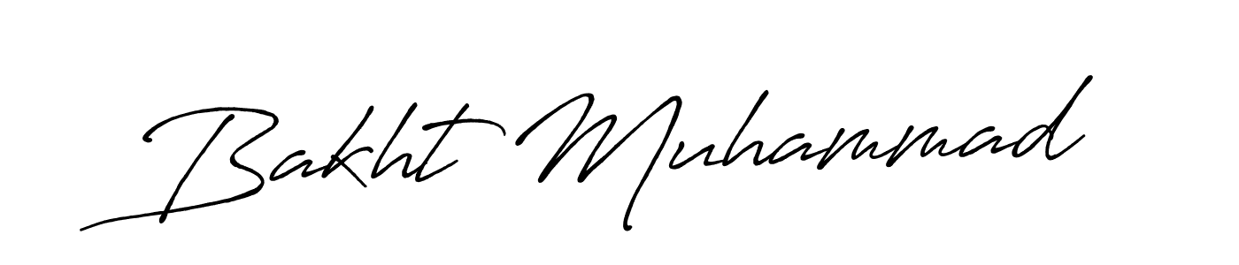 How to make Bakht Muhammad signature? Antro_Vectra_Bolder is a professional autograph style. Create handwritten signature for Bakht Muhammad name. Bakht Muhammad signature style 7 images and pictures png