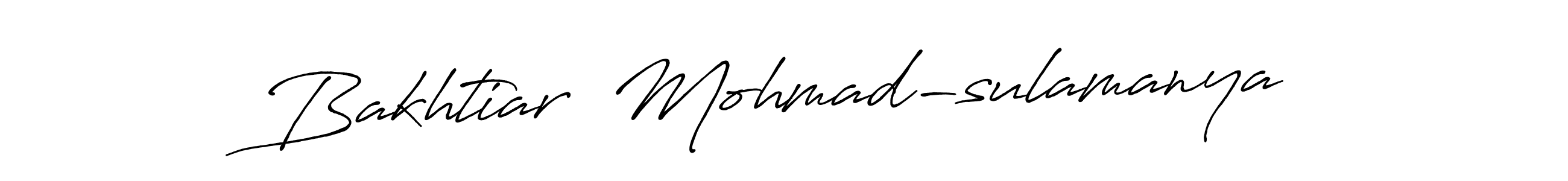 Also You can easily find your signature by using the search form. We will create Bakhtiar  Mohmad-sulamanya name handwritten signature images for you free of cost using Antro_Vectra_Bolder sign style. Bakhtiar  Mohmad-sulamanya signature style 7 images and pictures png