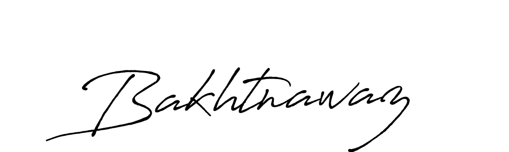 How to make Bakhtnawaz name signature. Use Antro_Vectra_Bolder style for creating short signs online. This is the latest handwritten sign. Bakhtnawaz signature style 7 images and pictures png