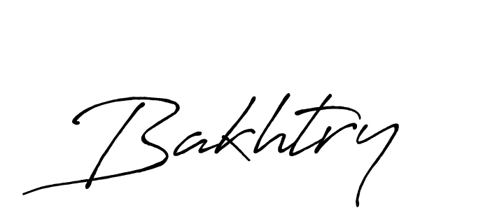 How to make Bakhtry signature? Antro_Vectra_Bolder is a professional autograph style. Create handwritten signature for Bakhtry name. Bakhtry signature style 7 images and pictures png