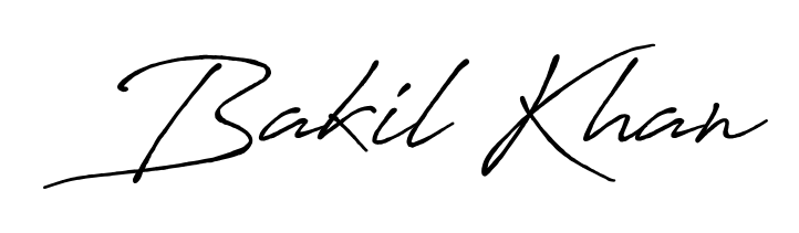 Personalize your online presence with Bakil Khan signature rendered in elegant Antro_Vectra_Bolder font. Great for website footers and blogs. Bakil Khan signature style 7 images and pictures png