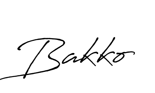 You should practise on your own different ways (Antro_Vectra_Bolder) to write your name (Bakko) in signature. don't let someone else do it for you. Bakko signature style 7 images and pictures png