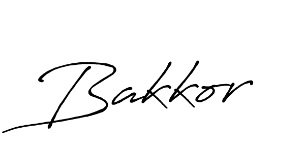 Also we have Bakkor name is the best signature style. Create professional handwritten signature collection using Antro_Vectra_Bolder autograph style. Bakkor signature style 7 images and pictures png