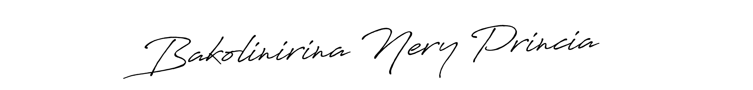 Also we have Bakolinirina Nery Princia name is the best signature style. Create professional handwritten signature collection using Antro_Vectra_Bolder autograph style. Bakolinirina Nery Princia signature style 7 images and pictures png