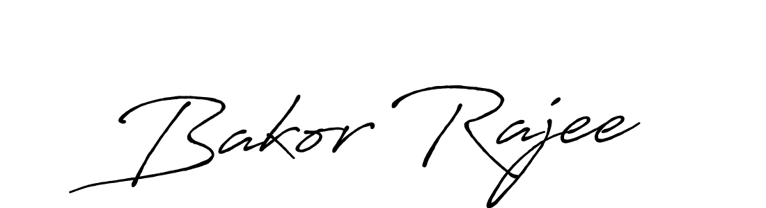 The best way (Antro_Vectra_Bolder) to make a short signature is to pick only two or three words in your name. The name Bakor Rajee include a total of six letters. For converting this name. Bakor Rajee signature style 7 images and pictures png