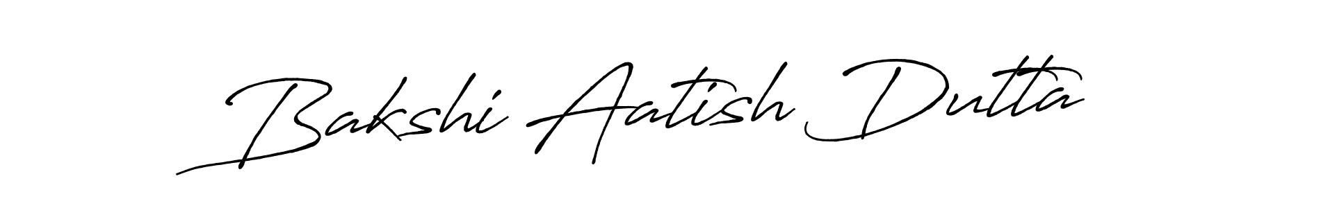 Design your own signature with our free online signature maker. With this signature software, you can create a handwritten (Antro_Vectra_Bolder) signature for name Bakshi Aatish Dutta. Bakshi Aatish Dutta signature style 7 images and pictures png