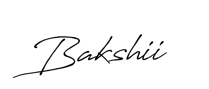 It looks lik you need a new signature style for name Bakshii. Design unique handwritten (Antro_Vectra_Bolder) signature with our free signature maker in just a few clicks. Bakshii signature style 7 images and pictures png