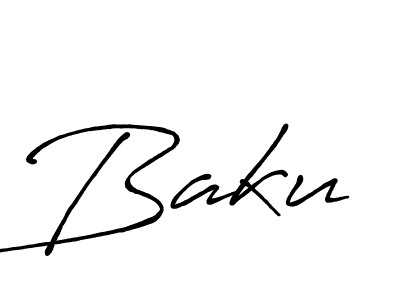 Baku stylish signature style. Best Handwritten Sign (Antro_Vectra_Bolder) for my name. Handwritten Signature Collection Ideas for my name Baku. Baku signature style 7 images and pictures png