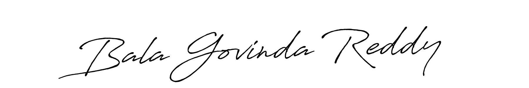 Also You can easily find your signature by using the search form. We will create Bala Govinda Reddy name handwritten signature images for you free of cost using Antro_Vectra_Bolder sign style. Bala Govinda Reddy signature style 7 images and pictures png