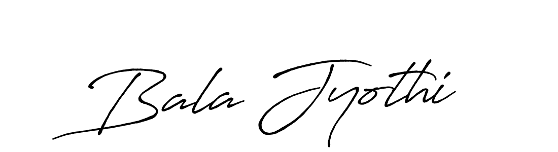 How to make Bala Jyothi signature? Antro_Vectra_Bolder is a professional autograph style. Create handwritten signature for Bala Jyothi name. Bala Jyothi signature style 7 images and pictures png