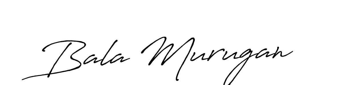 Design your own signature with our free online signature maker. With this signature software, you can create a handwritten (Antro_Vectra_Bolder) signature for name Bala Murugan. Bala Murugan signature style 7 images and pictures png