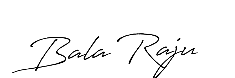 Create a beautiful signature design for name Bala Raju. With this signature (Antro_Vectra_Bolder) fonts, you can make a handwritten signature for free. Bala Raju signature style 7 images and pictures png