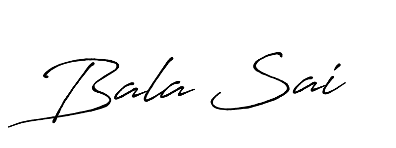 Make a beautiful signature design for name Bala Sai. Use this online signature maker to create a handwritten signature for free. Bala Sai signature style 7 images and pictures png