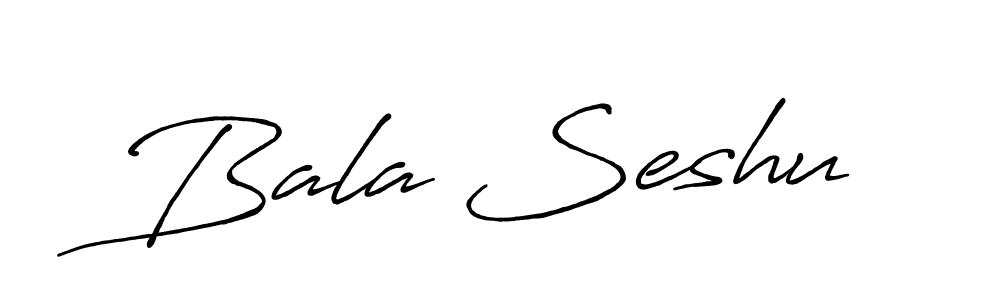 Create a beautiful signature design for name Bala Seshu. With this signature (Antro_Vectra_Bolder) fonts, you can make a handwritten signature for free. Bala Seshu signature style 7 images and pictures png