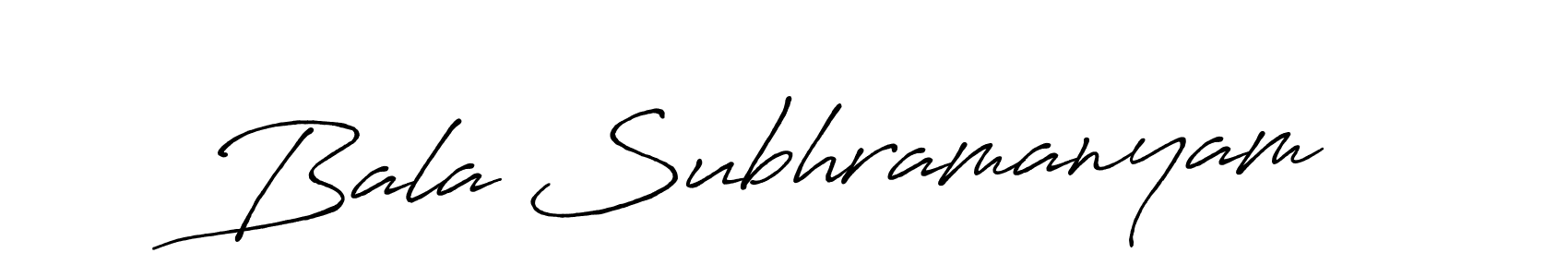 Similarly Antro_Vectra_Bolder is the best handwritten signature design. Signature creator online .You can use it as an online autograph creator for name Bala Subhramanyam. Bala Subhramanyam signature style 7 images and pictures png