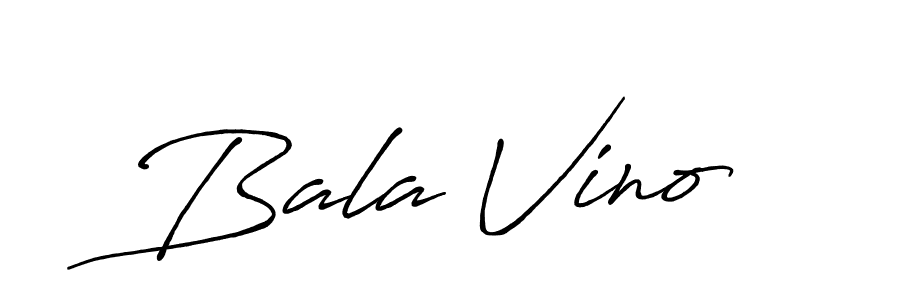 Also we have Bala Vino name is the best signature style. Create professional handwritten signature collection using Antro_Vectra_Bolder autograph style. Bala Vino signature style 7 images and pictures png