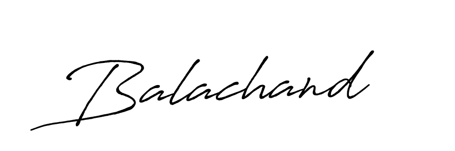 Create a beautiful signature design for name Balachand. With this signature (Antro_Vectra_Bolder) fonts, you can make a handwritten signature for free. Balachand signature style 7 images and pictures png