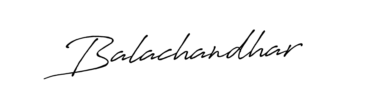 Make a beautiful signature design for name Balachandhar. With this signature (Antro_Vectra_Bolder) style, you can create a handwritten signature for free. Balachandhar signature style 7 images and pictures png