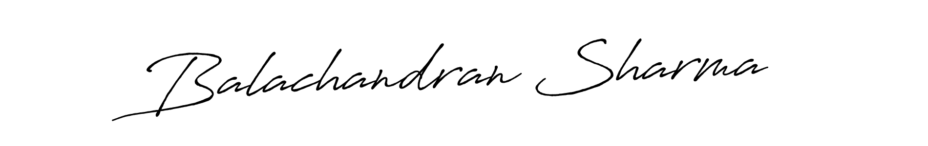 Design your own signature with our free online signature maker. With this signature software, you can create a handwritten (Antro_Vectra_Bolder) signature for name Balachandran Sharma. Balachandran Sharma signature style 7 images and pictures png