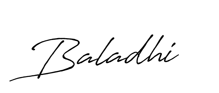 Make a beautiful signature design for name Baladhi. With this signature (Antro_Vectra_Bolder) style, you can create a handwritten signature for free. Baladhi signature style 7 images and pictures png