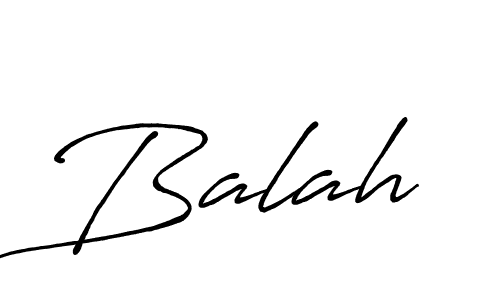 How to make Balah name signature. Use Antro_Vectra_Bolder style for creating short signs online. This is the latest handwritten sign. Balah signature style 7 images and pictures png