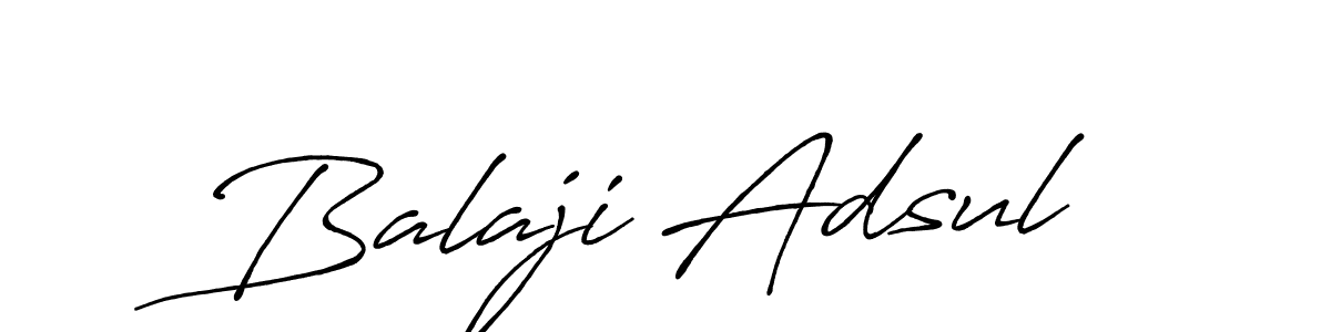 It looks lik you need a new signature style for name Balaji Adsul. Design unique handwritten (Antro_Vectra_Bolder) signature with our free signature maker in just a few clicks. Balaji Adsul signature style 7 images and pictures png