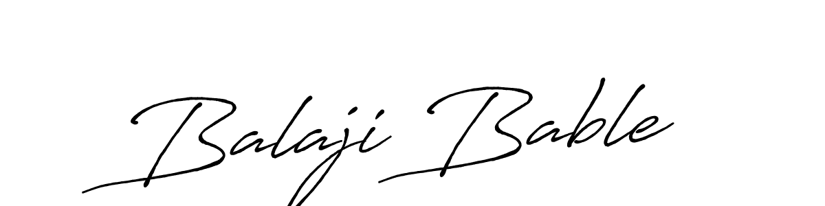 It looks lik you need a new signature style for name Balaji Bable. Design unique handwritten (Antro_Vectra_Bolder) signature with our free signature maker in just a few clicks. Balaji Bable signature style 7 images and pictures png