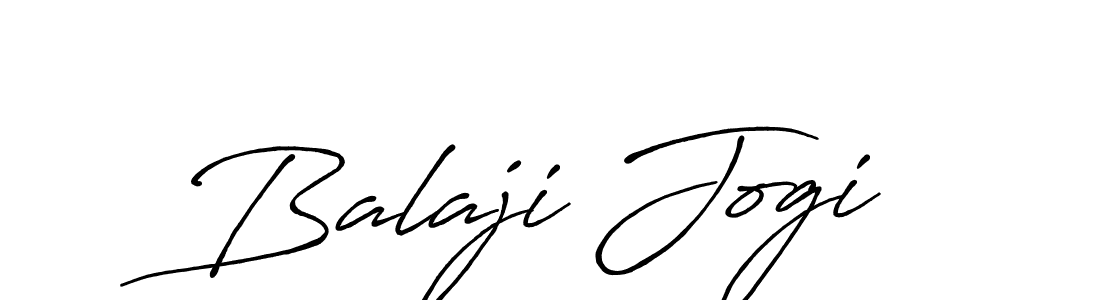 Make a beautiful signature design for name Balaji Jogi. With this signature (Antro_Vectra_Bolder) style, you can create a handwritten signature for free. Balaji Jogi signature style 7 images and pictures png