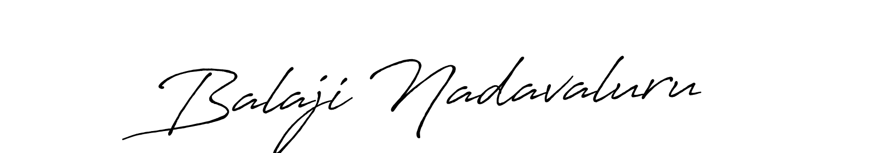 It looks lik you need a new signature style for name Balaji Nadavaluru. Design unique handwritten (Antro_Vectra_Bolder) signature with our free signature maker in just a few clicks. Balaji Nadavaluru signature style 7 images and pictures png