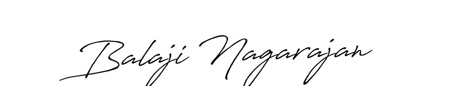 Also we have Balaji Nagarajan name is the best signature style. Create professional handwritten signature collection using Antro_Vectra_Bolder autograph style. Balaji Nagarajan signature style 7 images and pictures png