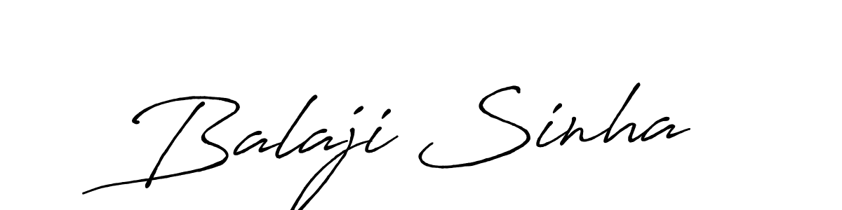 Antro_Vectra_Bolder is a professional signature style that is perfect for those who want to add a touch of class to their signature. It is also a great choice for those who want to make their signature more unique. Get Balaji Sinha name to fancy signature for free. Balaji Sinha signature style 7 images and pictures png