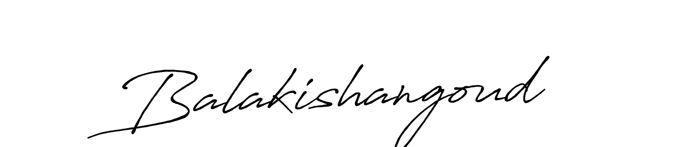 Create a beautiful signature design for name Balakishangoud. With this signature (Antro_Vectra_Bolder) fonts, you can make a handwritten signature for free. Balakishangoud signature style 7 images and pictures png