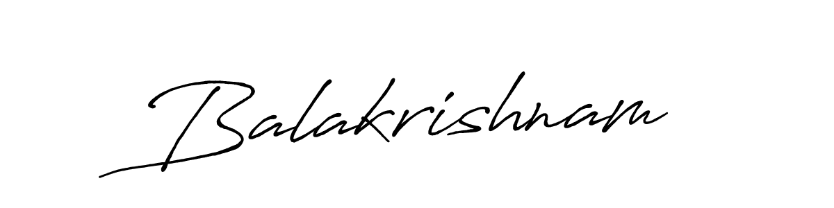 How to make Balakrishnam name signature. Use Antro_Vectra_Bolder style for creating short signs online. This is the latest handwritten sign. Balakrishnam signature style 7 images and pictures png