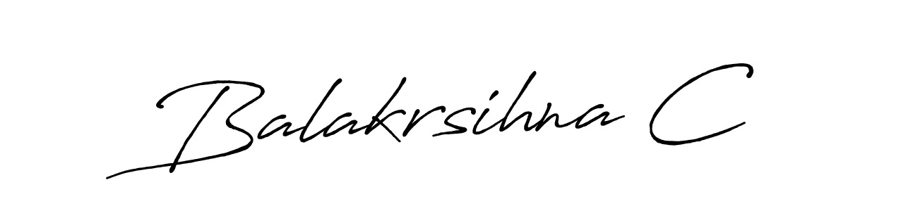 Also You can easily find your signature by using the search form. We will create Balakrsihna C name handwritten signature images for you free of cost using Antro_Vectra_Bolder sign style. Balakrsihna C signature style 7 images and pictures png