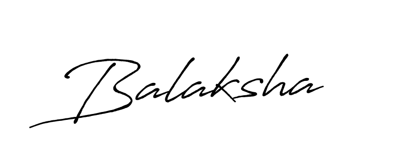 How to make Balaksha signature? Antro_Vectra_Bolder is a professional autograph style. Create handwritten signature for Balaksha name. Balaksha signature style 7 images and pictures png