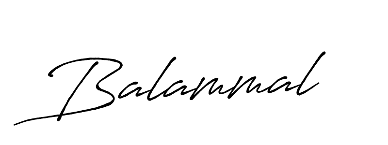 Make a beautiful signature design for name Balammal. With this signature (Antro_Vectra_Bolder) style, you can create a handwritten signature for free. Balammal signature style 7 images and pictures png
