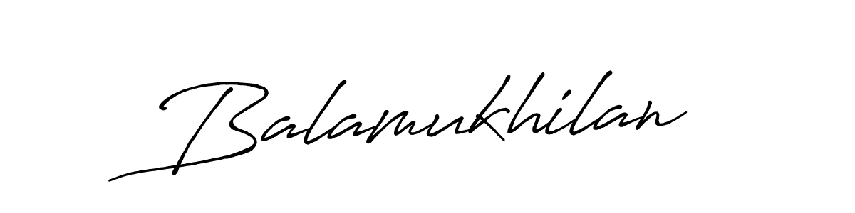 How to make Balamukhilan name signature. Use Antro_Vectra_Bolder style for creating short signs online. This is the latest handwritten sign. Balamukhilan signature style 7 images and pictures png